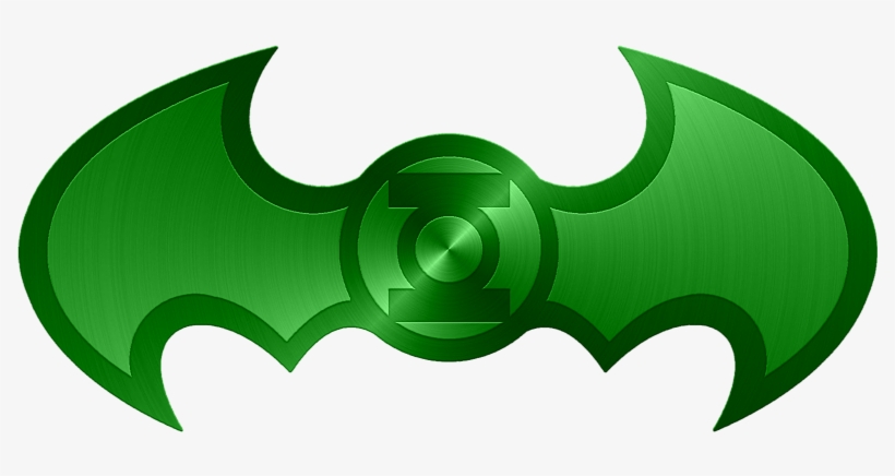Green Lantern Batman By Image Library Download - Batman Green Lantern Symbol, transparent png #1428356