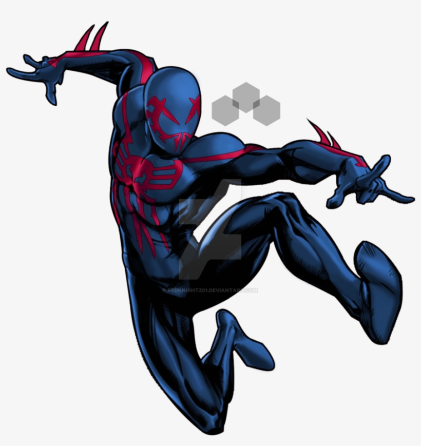 Spider Man 2099 Marvel Avenger Alliance By Redknightz01-d7out55 - Spider Man 2099 Png, transparent png #1428405