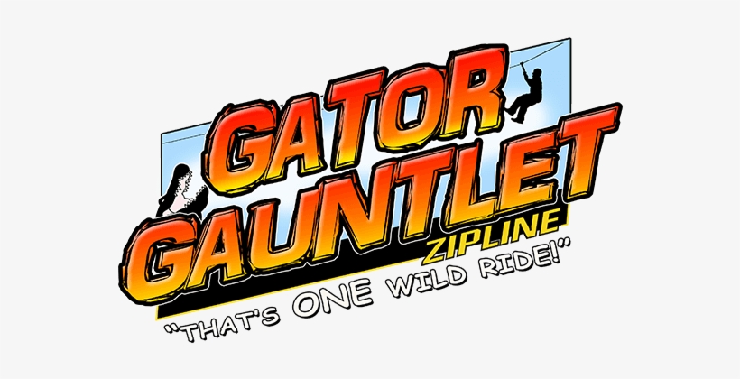 Gator Gauntlet Zipline - Gatorland, transparent png #1428628