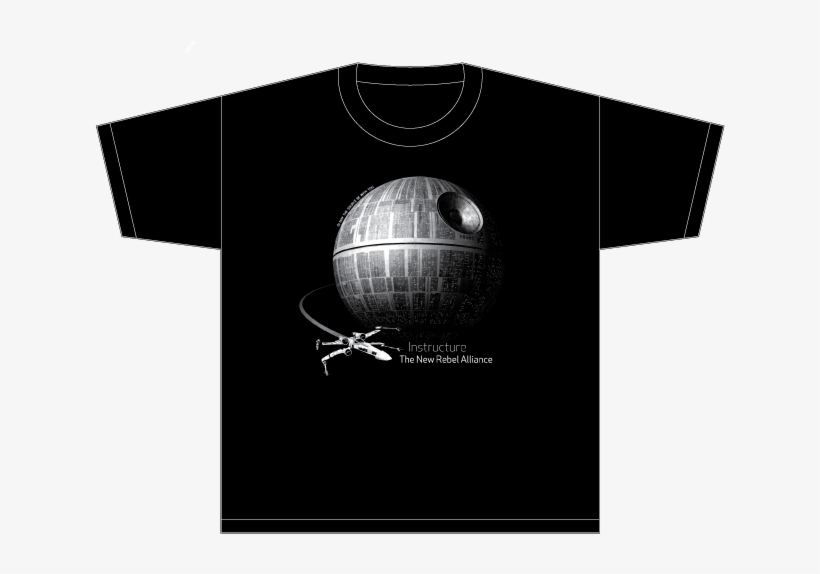 Canvas T Shirt Rebel Alliance - Ce Nest Pas Une Lune T-shirt, transparent png #1428685