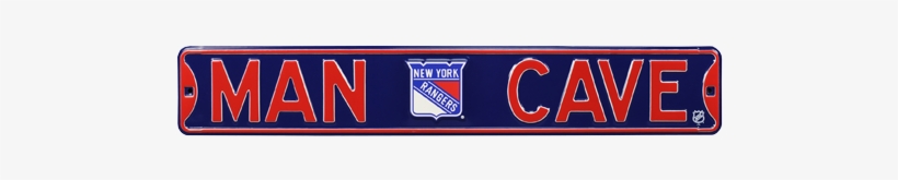 New York Rangers “man Cave” Authentic Street Sign - Man Cave Arizona Diamondbacks Street Sign, transparent png #1428751