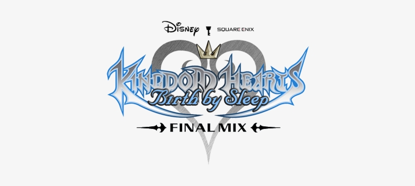 Kingdom Hearts Birth By Sleep Final Mix Logo - Kingdom Hearts Birth By Sleep Title, transparent png #1429080
