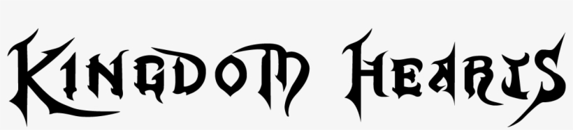 Kingdom Hearts By Eliot Truelove - Fonts Used In Kingdom Hearts, transparent png #1429203