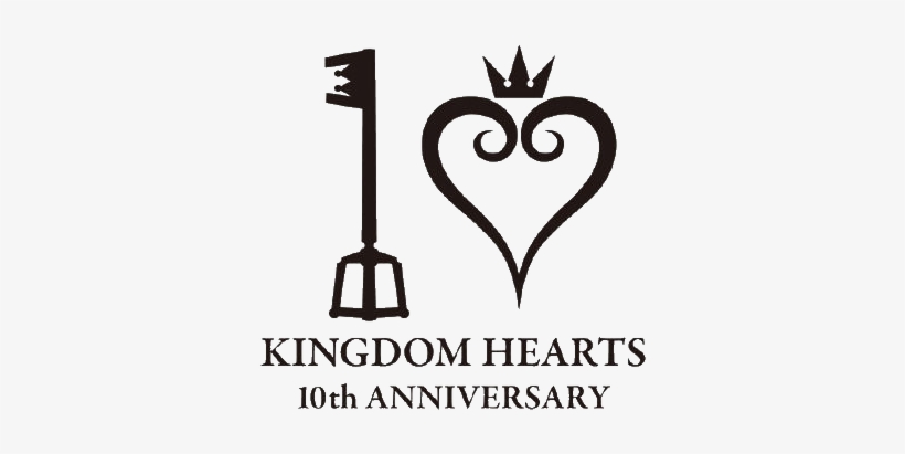 Kingdom Hearts 10th Anniversary Logo Transparent Kingdom - Kingdom Hearts Anniversary 15, transparent png #1429283