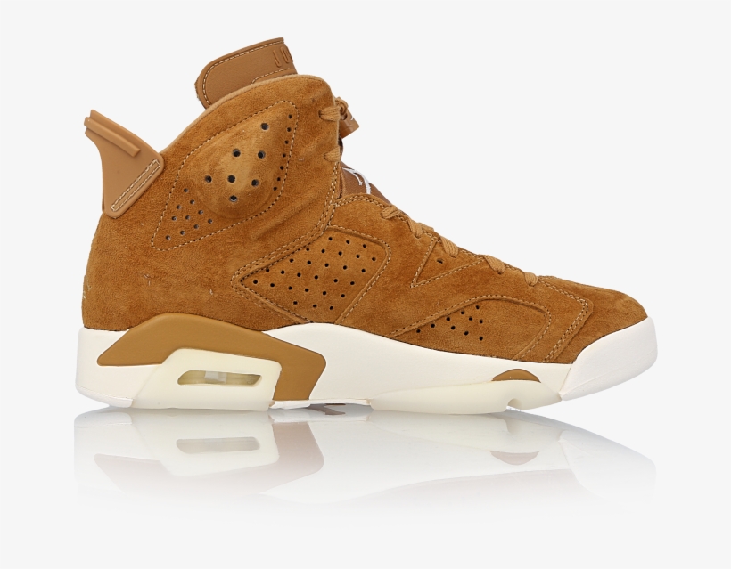 Air Jordan 6 Retro "wheat" - Air Jordan 6 Retro 'golden Harvest/wheat Mens, transparent png #1429384