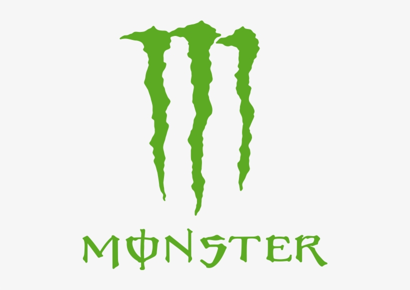 Pegatina Energy Letras Adhesivosnatos - Monster Energy Decal, transparent png #1429565