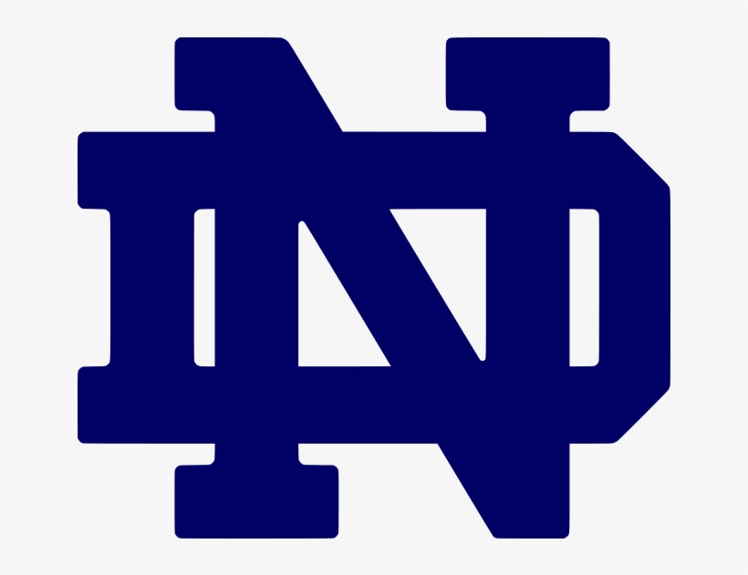 Notre Dame Logo, Notre Dame Gear, Logo Color, Notre - Free Notre Dame Logo, transparent png #1429862