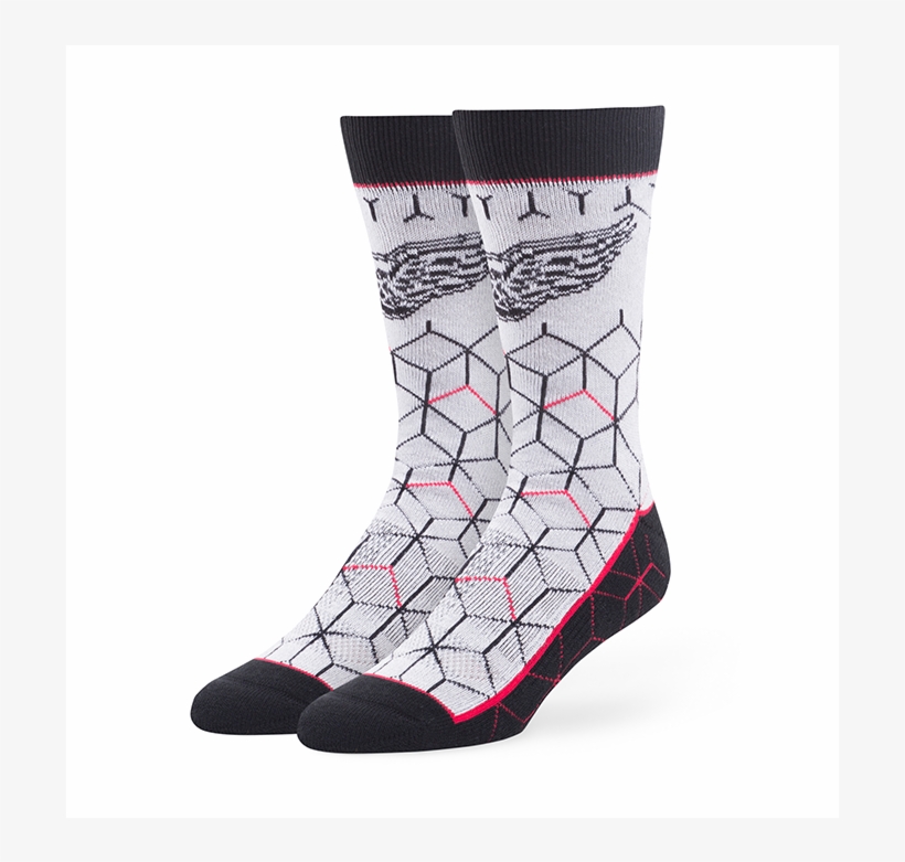 Detroit Red Wings '47 Beehive Mens Crew Socks - Christmas Day, transparent png #1429884