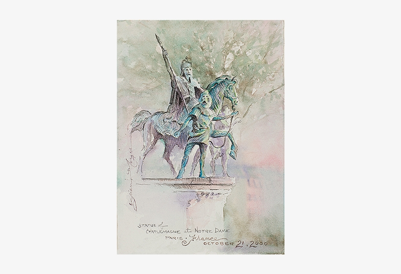 Charlemagne Of Notre Dame - Sketch, transparent png #1430082