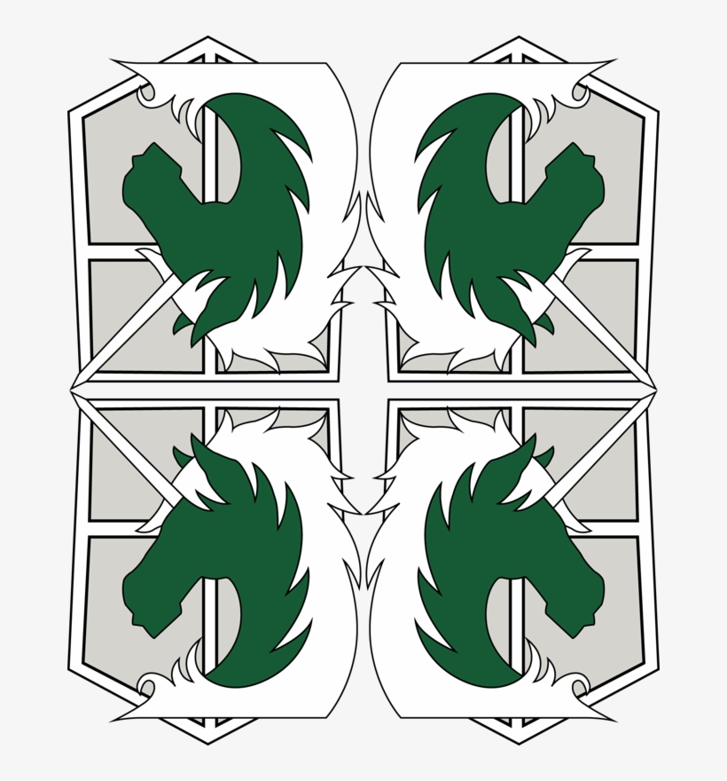 Attack On Titan Military Police Large Patch, transparent png #1430441