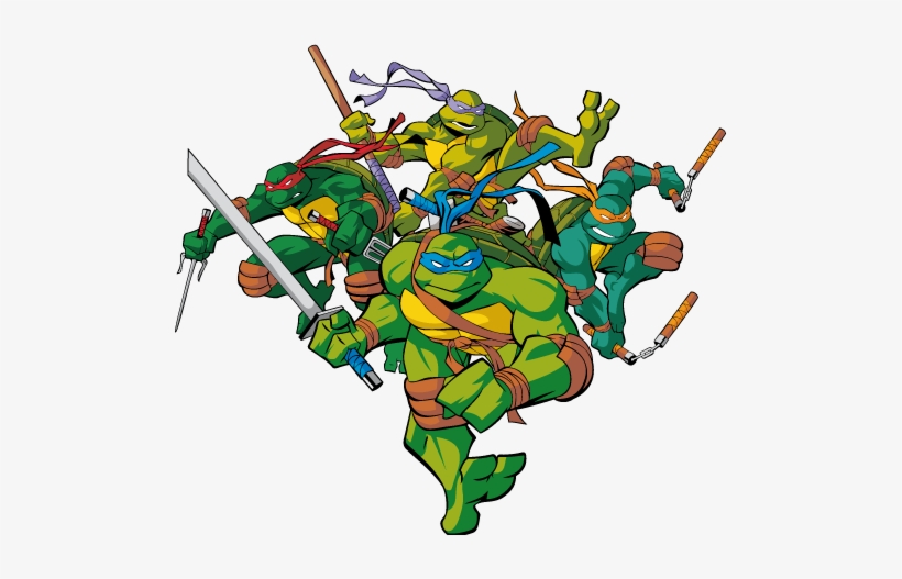 Tmnt 2003 Care Of Tmnt Wiki Kickin' It Old School Coloring Book
