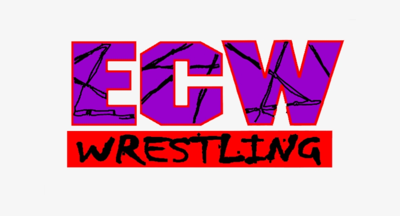 This Logo Was Used Up Until The Bankruptcy Of Ecw In - Extreme Championship Wrestling Logo, transparent png #1430782