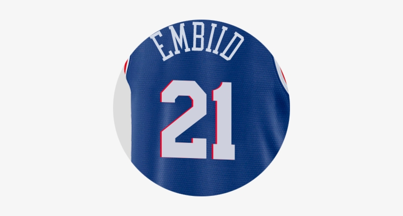Philadelphia 76ers Markelle Fultz - Camiseta Joel Embiid, transparent png #1431244