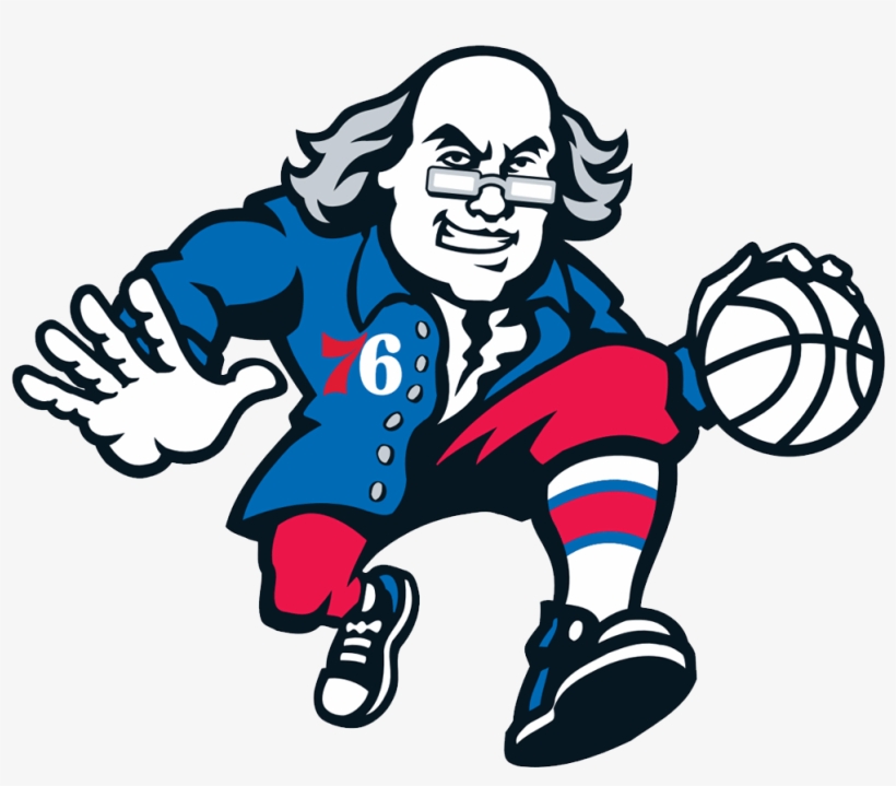 76ers Ben Franklin Logo, transparent png #1431449