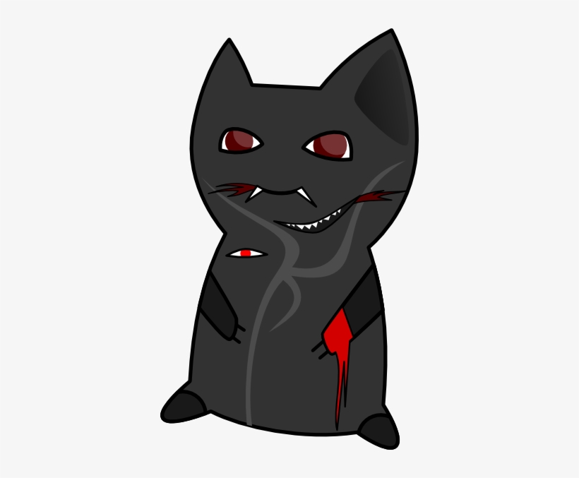 Monster Cat Svg Clip Arts 366 X 597 Px, transparent png #1431864