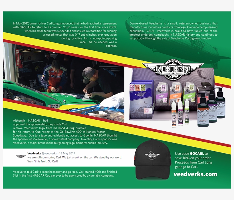 Carl Long Nascar Hero Card - Carl Long, transparent png #1432971