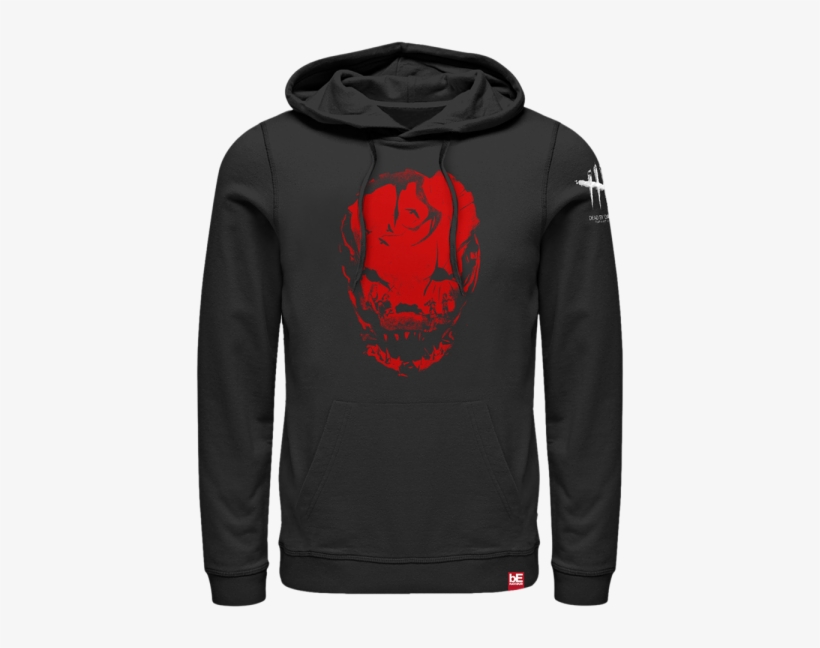 Bloodletting Hoodie Red On Black - Men's - Rogue One Death Trooper Helmet Spray Paint, transparent png #1433334