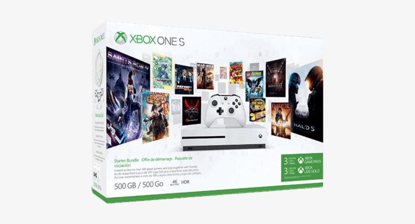 Xbox One Starter Bundle - Xbox One S Starter Bundle, transparent png #1434287