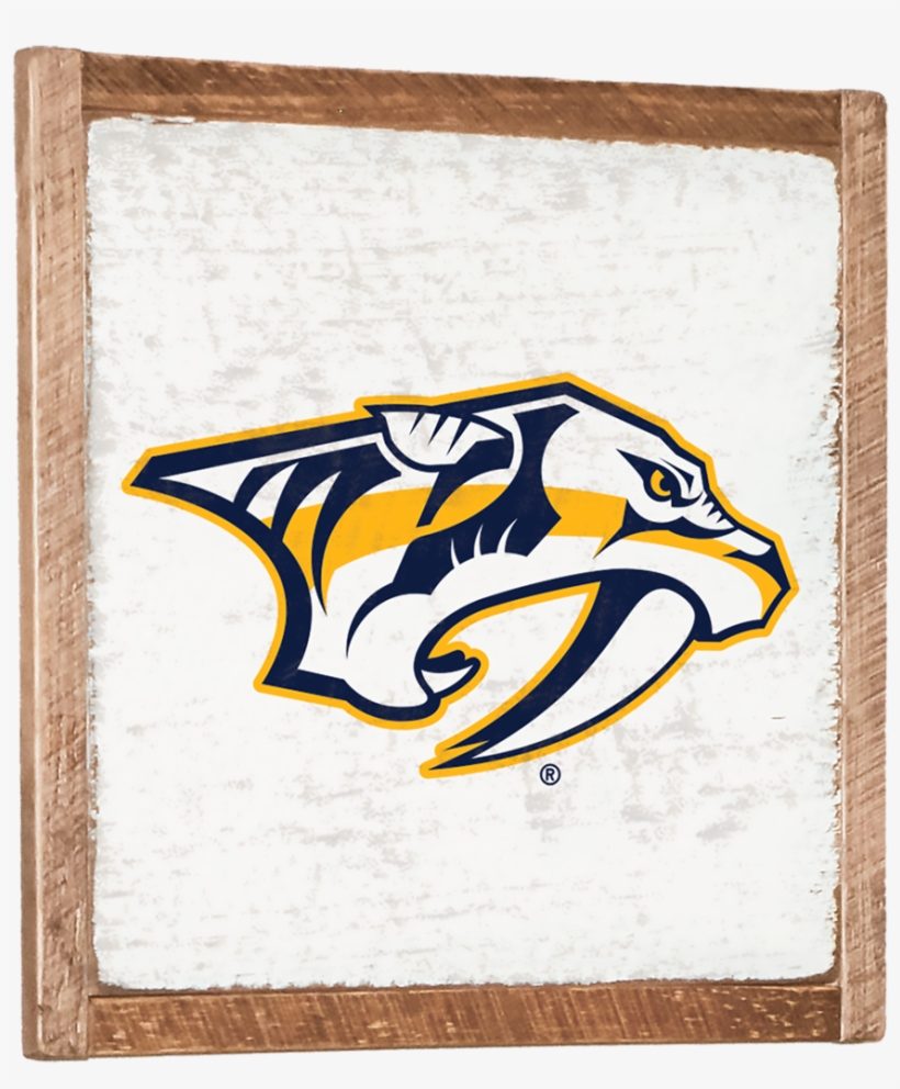 Nashville Predators Vintage Wall Art - Nashville Jr Predators Logo, transparent png #1434920