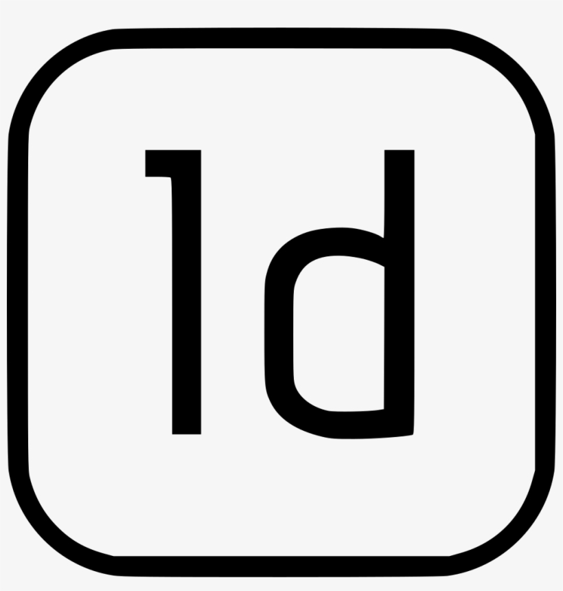 Adobe Indesign Comments Adobe Indesign Logo Black And White Free