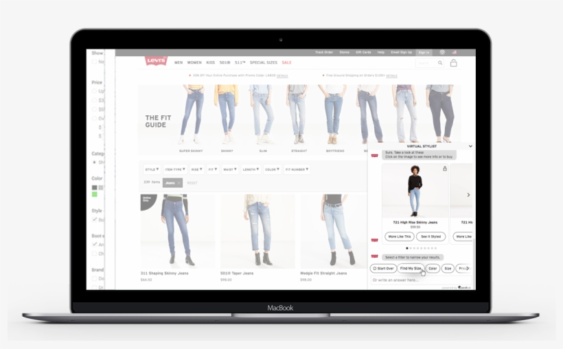 Levis Slide Desktop - Web Design, transparent png #1435092