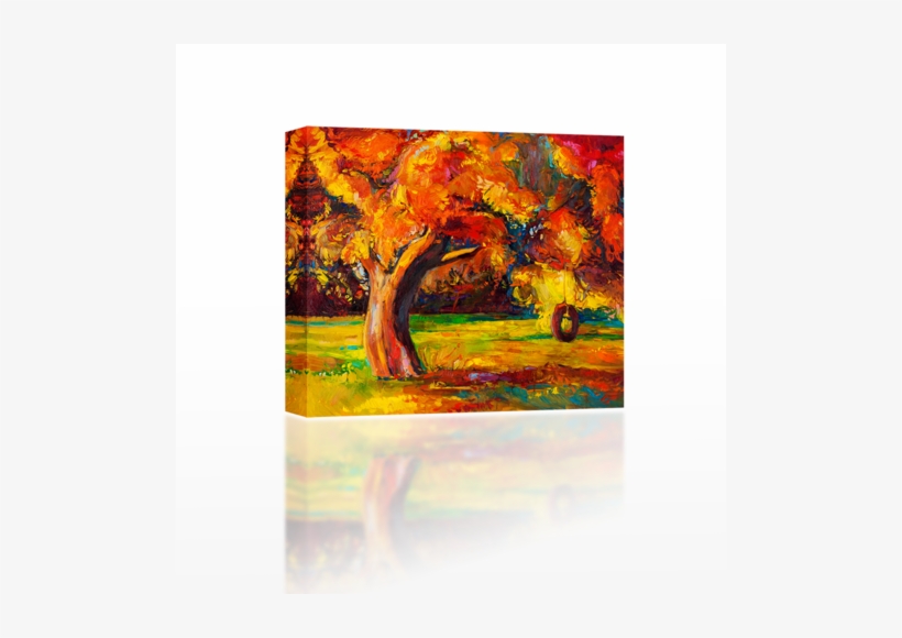 Tree Swing - Painting, transparent png #1435297