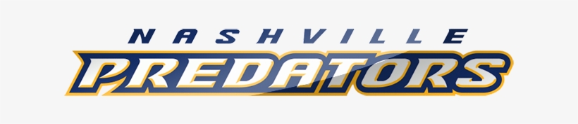 Nashville Predators Apparels Store - Nashville Predators Name Logo, transparent png #1435385