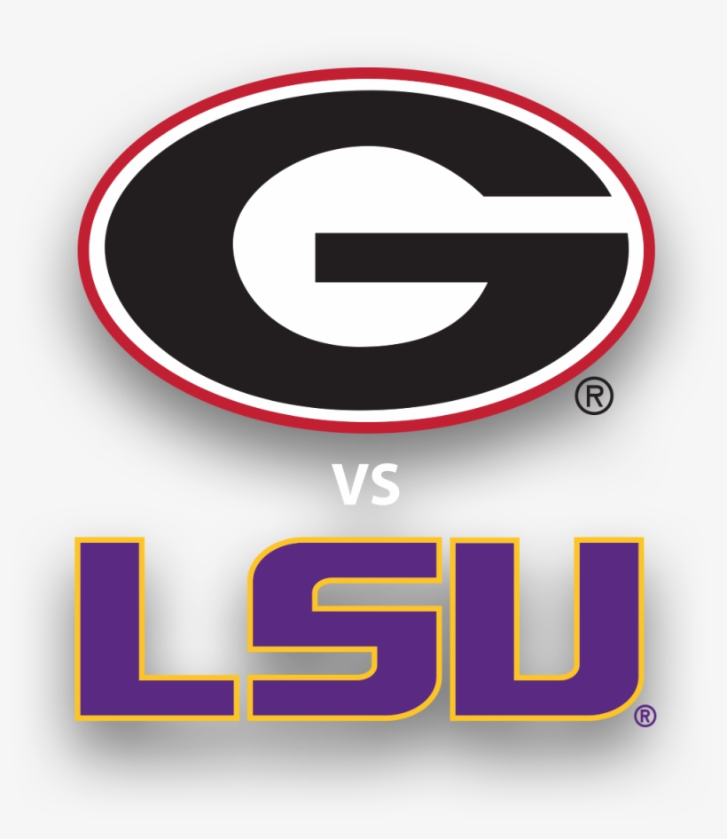 Uga Vs Lsu - Georgia Bulldogs, transparent png #1435414