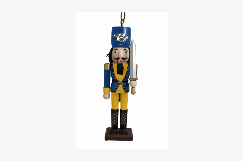 Nashville Predators Nutcracker Ornament - Pittsburgh Steelers 4" Nutcracker Ornament, transparent png #1435415