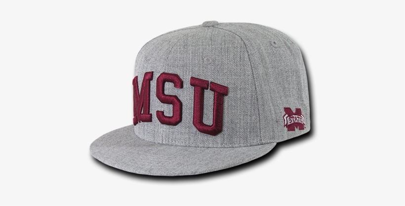 Ncaa Msu Mississippi State U Bulldogs Game Day Snapback - W Republic Apparel Game Day Fitted, Style 603, Gray, transparent png #1435861