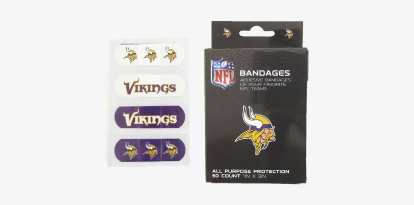Minnesota Vikings Adhesive Bandages Strips Measure - Baby Fanatic 2 Piece Pacifier Set, Minnesota Vikings, transparent png #1436070