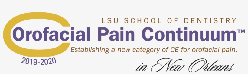 2018-2019 Lsuorofacial Pain Continuum - Education, transparent png #1436187