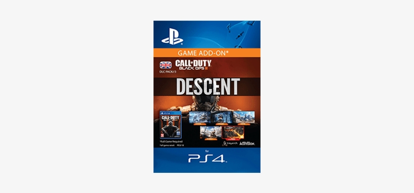 Call Of Duty - Call Of Duty Black Ops 3 - Descent Dlc Pack - Nuovo, transparent png #1436520
