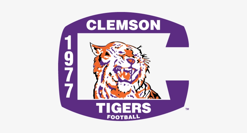 Retro Clemson Tigers, Retro College Apparel - Clemson Tiger Logo History, transparent png #1436567