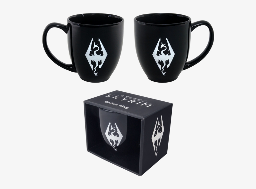 Skyrim Mug Dragon Symbol - Official Skyrim Mug, transparent png #1437736