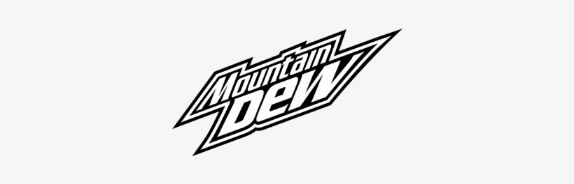 Mountain Dew Logo Png For Kids - Mountain Dew White Label Soda, Tropical Citrus - 16, transparent png #1438939