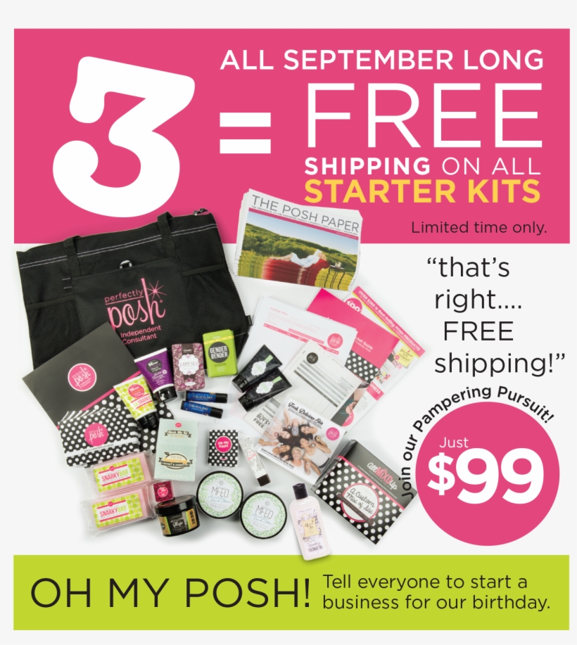 We Are Celebrating Our 3rd Birthday With Perfectly - Perfectly Posh Starter Kit February 2018, transparent png #1439076
