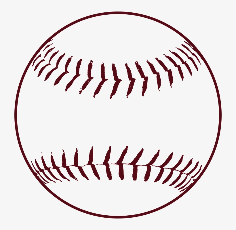Baseball Stitches Softball - Clipart Softball, transparent png #1439266