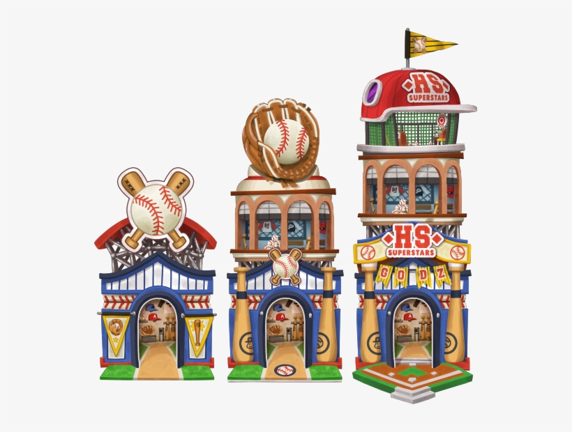 Business Baseball Shop Level 1to3 - Cartoon, transparent png #1439345