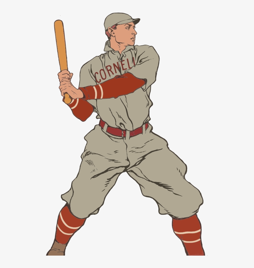 Vintage Baseball Player Report This Vintage Baseball - Vintage Baseball Player Clipart, transparent png #1439786