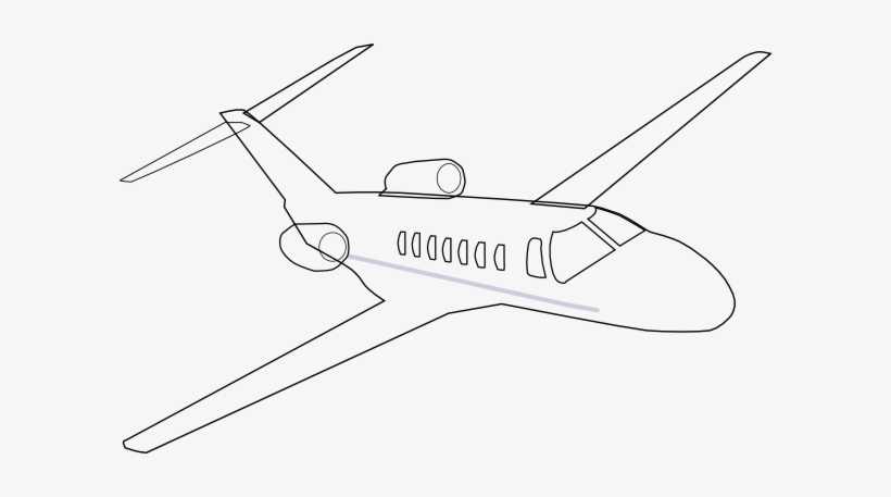 Airplane Clipart Dot - Uçak Resmi Nasıl Çizilir, transparent png #1439964