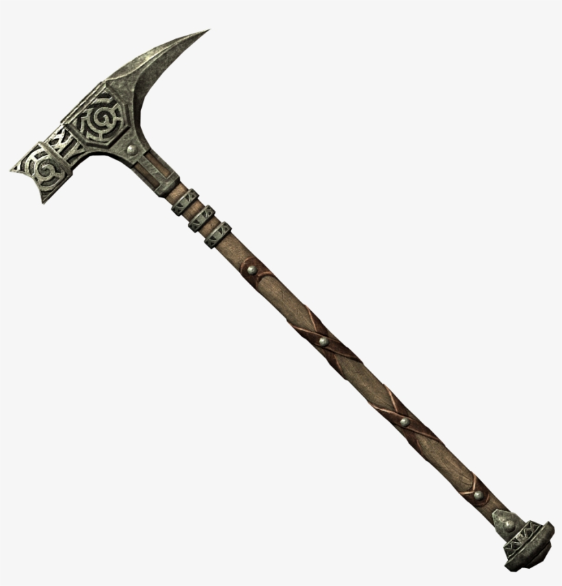 Google Pinterest Weapons - Стальной Молот Скайрим, transparent png #1439972