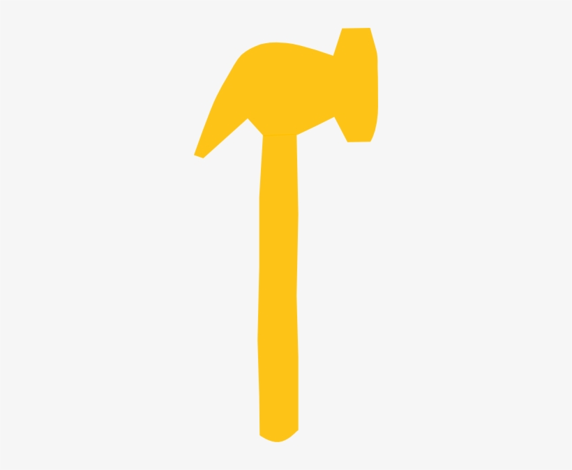 Clip Art At Clker Com Vector Online - Yellow Hammer Png, transparent png #1440011