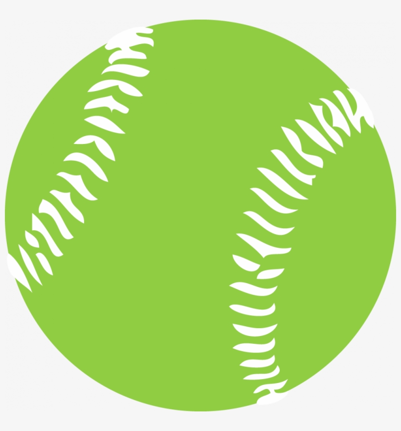 Banner Free Download Baseball Tail Clipart - Green Softball, transparent png #1440062