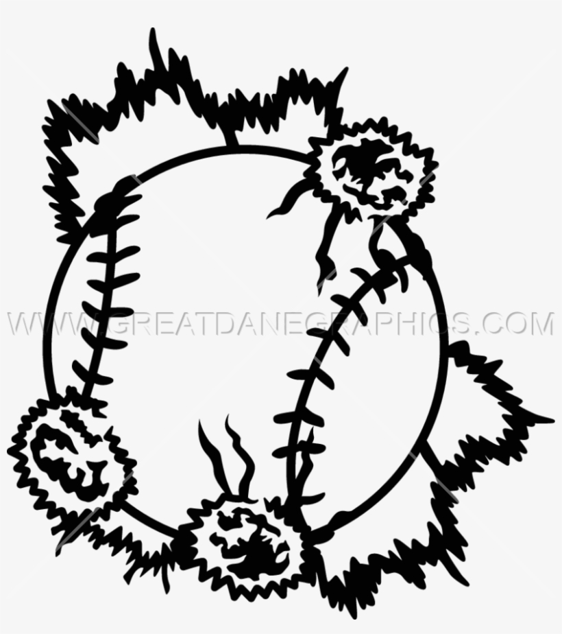 Explosive Production Ready Artwork For T Shirt - Baseball, transparent png #1440107