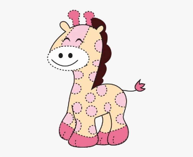 Baby Giraffe Clip Art Baby Clipart Baby Image - Pink Baby Giraffe Clip Art, transparent png #1440152