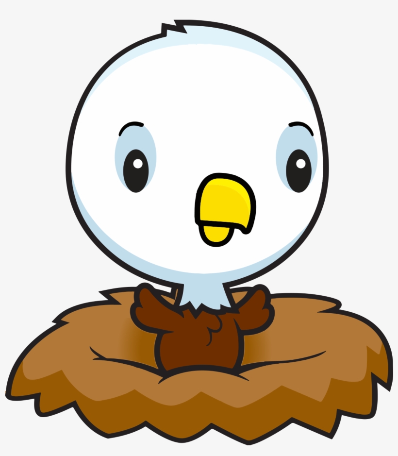 Image Stock Ferguson Florissant Brand Standards Guide - Cartoon Baby Eagle, transparent png #1440223