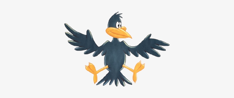 Cartoon Bird Clip Art - Vrana Clipart, transparent png #1440319