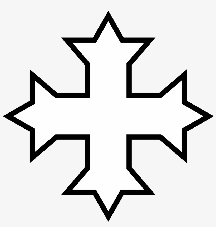 Cross Clipart Outline - Coptic Cross Black And White, transparent png #1440974