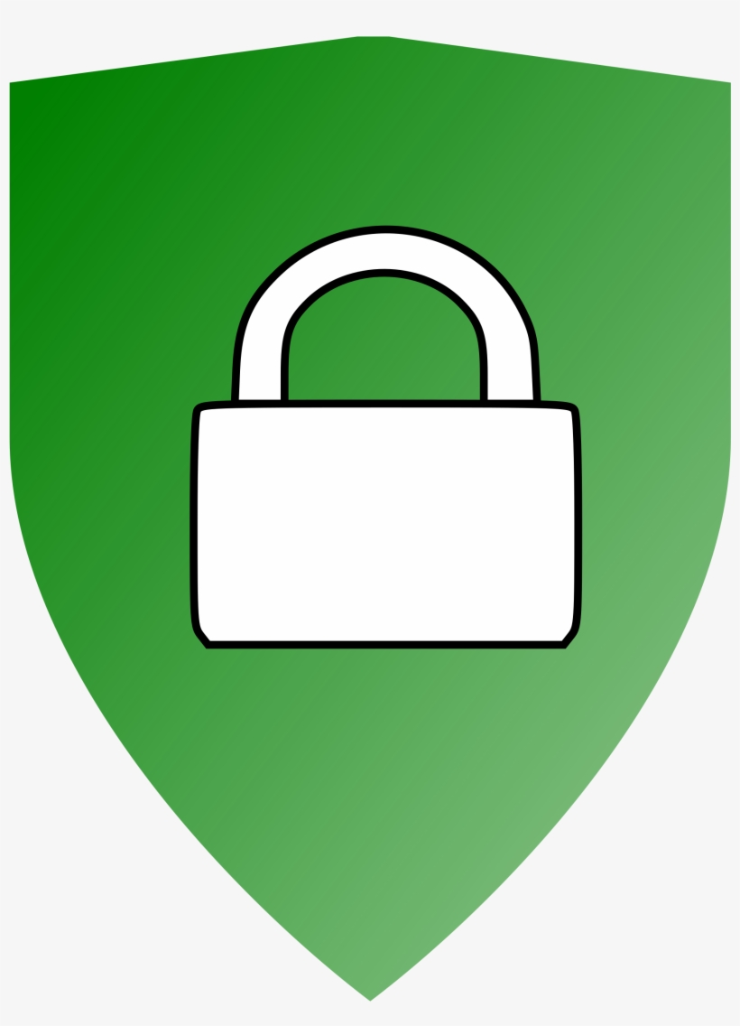 Security Shield Clipart Clip Art - Secured Clipart, transparent png #1441021
